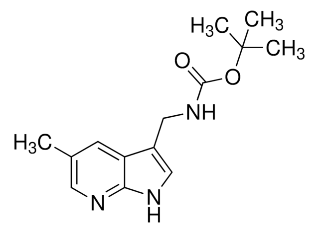 tert-Butyl (5-methyl-1H-pyrrolo[2,3-b]pyridin-3-yl)methylcarbamate AldrichCPR