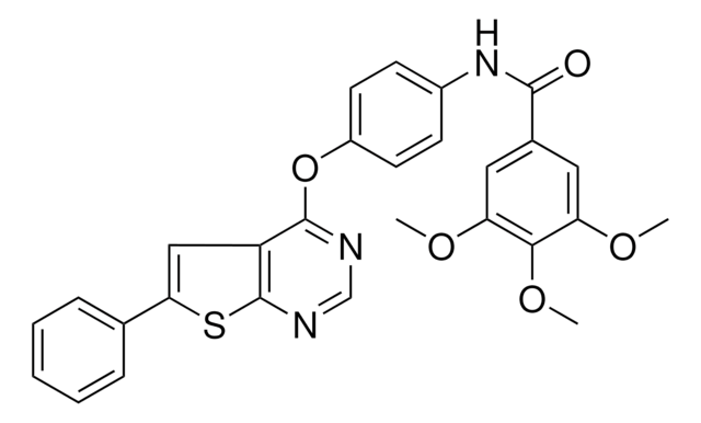 3,4,5-TRIMETHOXY-N-(4-((6-PHENYLTHIENO(2,3-D)PYRIMIDIN-4-YL)OXY)PHENYL)BENZAMIDE AldrichCPR