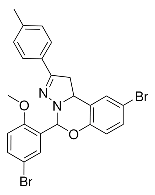 9-BROMO-5-(5-BROMO-2-METHOXYPHENYL)-2-(4-METHYLPHENYL)-1,10B-DIHYDROPYRAZOLO[1,5-C][1,3]BENZOXAZINE AldrichCPR