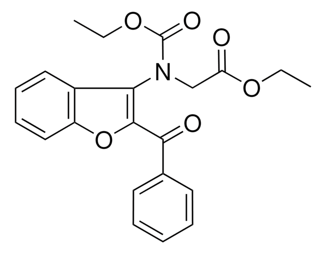 ETHYL ((2-BENZOYL-1-BENZOFURAN-3-YL)(ETHOXYCARBONYL)AMINO)ACETATE AldrichCPR