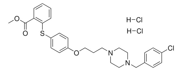 METHYL 2-[(4-[3-[4-(4-CHLOROBENZYL)-1-PIPERAZINYL]PROPOXY]PHENYL)SULFANYL]BENZOATE DIHYDROCHLORIDE AldrichCPR