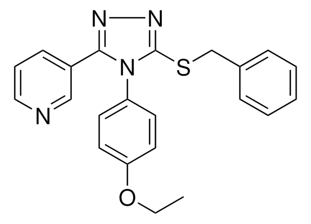 3-(5-(BENZYLSULFANYL)-4-(4-ETHOXYPHENYL)-4H-1,2,4-TRIAZOL-3-YL)PYRIDINE AldrichCPR