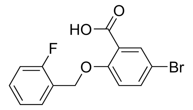 5-Bromo-2-[(2-fluorobenzyl)oxy]benzoic acid AldrichCPR