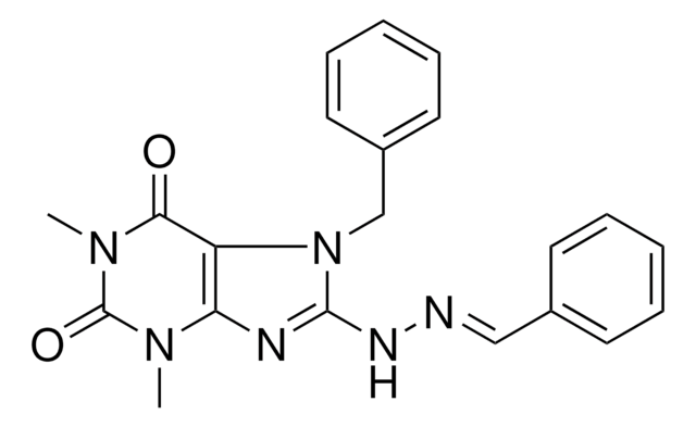 BENZALDEHYDE (7-BENZYL-1,3-DIMETHYL-2,6-DIOXO-2,3,6,7-TETRAHYDRO-1H-PURIN-8-YL)HYDRAZONE AldrichCPR