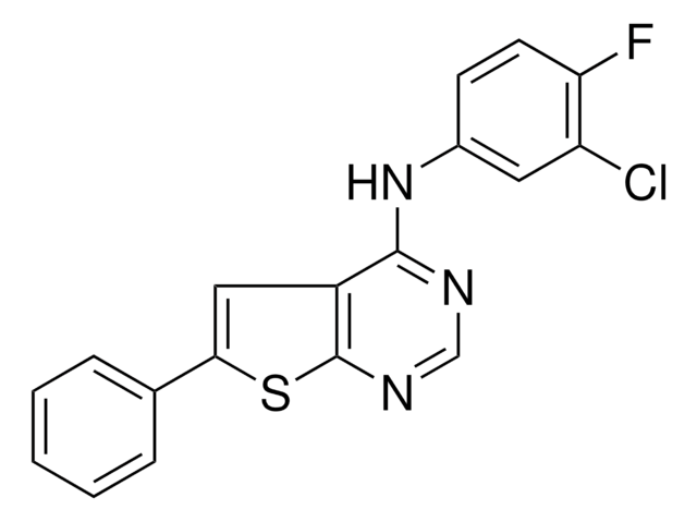 N-(3-CHLORO-4-FLUOROPHENYL)-6-PHENYLTHIENO(2,3-D)PYRIMIDIN-4-AMINE AldrichCPR