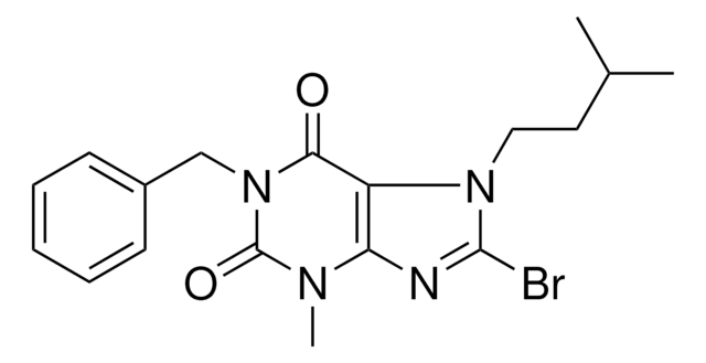 1-BENZYL-8-BROMO-7-ISOPENTYL-3-METHYL-3,7-DIHYDRO-1H-PURINE-2,6-DIONE AldrichCPR