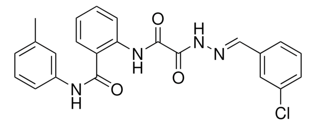 2-(((2-(3-CHLOROBENZYLIDENE)HYDRAZINO)(OXO)AC)AMINO)-N-(3-METHYLPHENYL)BENZAMIDE AldrichCPR