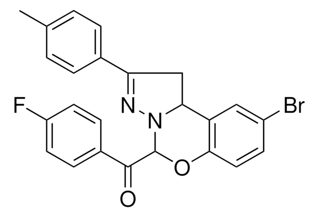 [9-BROMO-2-(4-METHYLPHENYL)-1,10B-DIHYDROPYRAZOLO[1,5-C][1,3]BENZOXAZIN-5-YL](4-FLUOROPHENYL)METHANONE AldrichCPR