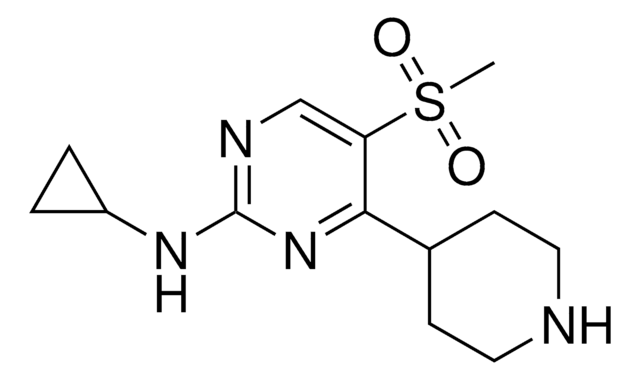 N-Cyclopropyl-5-(methylsulfonyl)-4-(4-piperidinyl)-2-pyrimidinamine AldrichCPR