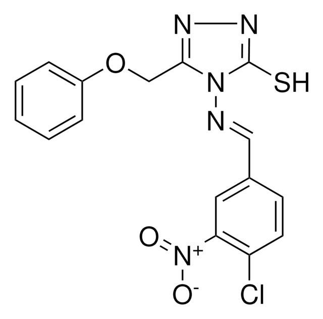 4-((4-CL-3-NITROBENZYLIDENE)AMINO)-5-(PHENOXYMETHYL)-4H-1,2,4-TRIAZOLE-3-THIOL AldrichCPR