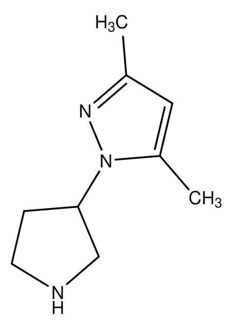 3,5-Dimethyl-1-pyrrolidin-3-yl-1H-pyrazole AldrichCPR