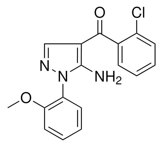 (5-AMINO-1-(2-METHOXYPHENYL)-1H-PYRAZOL-4-YL)(2-CHLOROPHENYL)METHANONE AldrichCPR