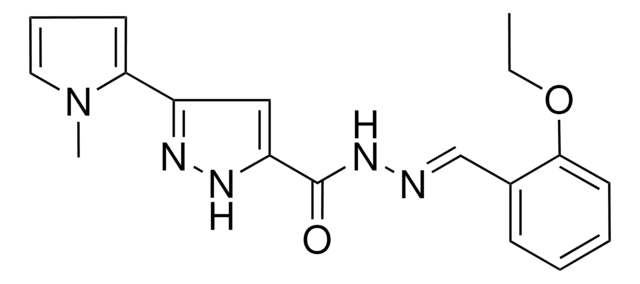 N'-(2-ETHOXYBENZYLIDENE)-3-(1-ME-1H-PYRROL-2-YL)-1H-PYRAZOLE-5-CARBOHYDRAZIDE AldrichCPR