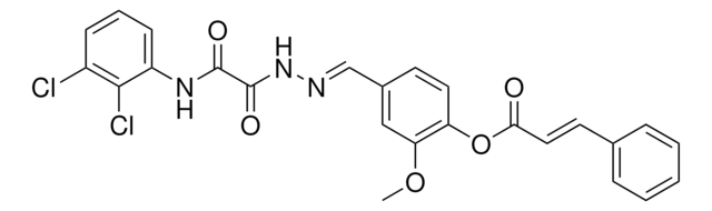 4-(2-((2,3-DICHLOROANILINO)(OXO)AC)CARBOHYDRAZONOYL)-2-MEO-PH 3-PHENYLACRYLATE AldrichCPR