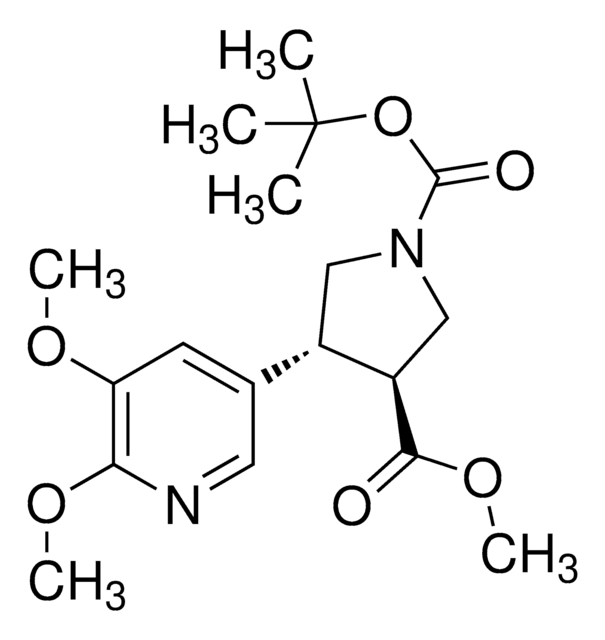 (trans-racemic) 1-tert-Butyl 3-methyl 4-(5,6-dimethoxypyridin-3-yl)pyrrolidine-1,3-dicarboxylate AldrichCPR