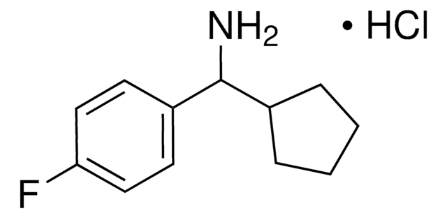 Cyclopentyl(4-fluorophenyl)methanamine hydrochloride AldrichCPR