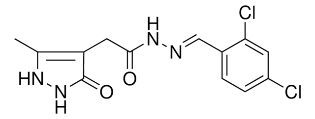 N'-[(E)-(2,4-DICHLOROPHENYL)METHYLIDENE]-2-(5-METHYL-3-OXO-2,3-DIHYDRO-1H-PYRAZOL-4-YL)ACETOHYDRAZIDE AldrichCPR