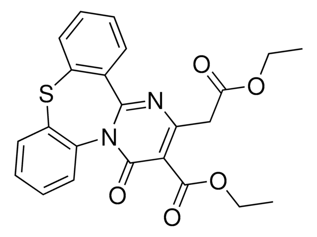 Ethyl 2-(2-ethoxy-2-oxoethyl)-4-oxo-4H-dibenzo[b,f]pyrimido[1,2-d][1,4]thiazepine-3-carboxylate AldrichCPR