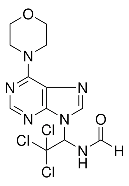 2,2,2-TRICHLORO-1-(6-(4-MORPHOLINYL)-9H-PURIN-9-YL)ETHYLFORMAMIDE AldrichCPR