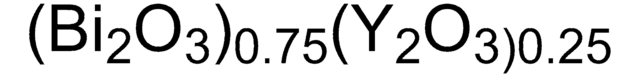 Bismuth oxide - yttria stabilized contains 25&#160;mol % yttria as stabilizer, 99.99% trace metals basis