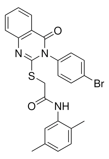 2-{[3-(4-BROMOPHENYL)-4-OXO-3,4-DIHYDRO-2-QUINAZOLINYL]SULFANYL}-N-(2,5-DIMETHYLPHENYL)ACETAMIDE AldrichCPR