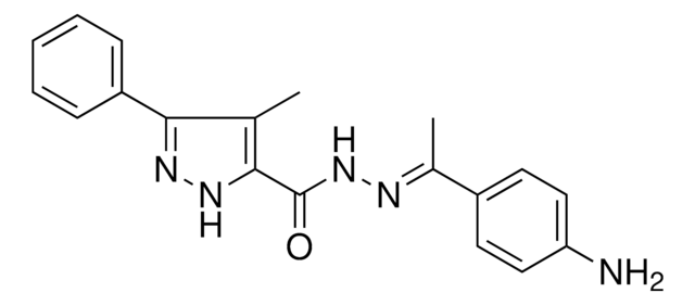 N'-(1-(4-AMINOPHENYL)ETHYLIDENE)-4-METHYL-3-PHENYL-1H-PYRAZOLE-5-CARBOHYDRAZIDE AldrichCPR