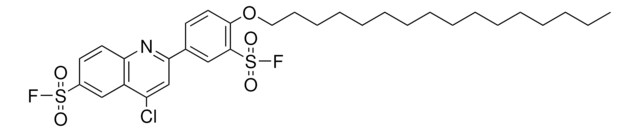 4-CL-2-(3-FLUOROSULFONYL-4-HEXADECYLOXY-PHENYL)-QUINOLINE-6-SULFONYL FLUORIDE AldrichCPR