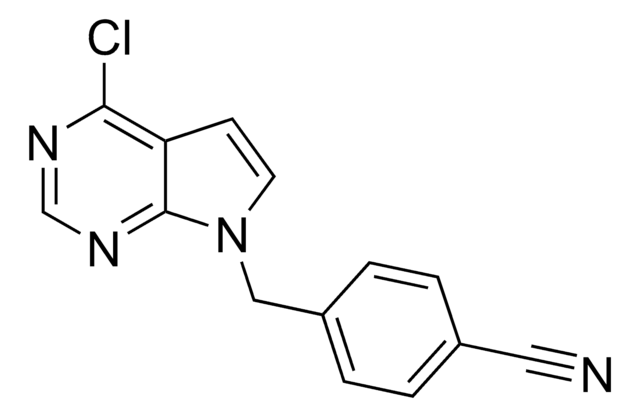 4-((4-Chloro-7H-pyrrolo[2,3-d]pyrimidin-7-yl)methyl)benzonitrile AldrichCPR