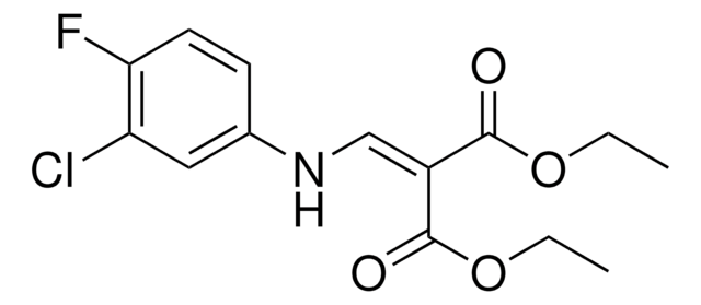 DIETHYL 2-((3-CHLORO-4-FLUOROANILINO)METHYLENE)MALONATE AldrichCPR