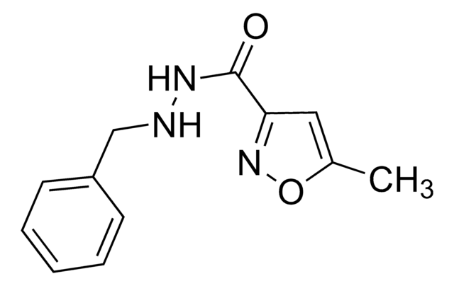 Isocarboxazid 5-methyl-3-isoxazole-carboxylic acid 2-benzylhydrazide AldrichCPR