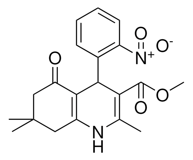 METHYL 2,7,7-TRIMETHYL-4-(2-NITROPHENYL)-5-OXO-1,4,5,6,7,8-HEXAHYDRO-3-QUINOLINECARBOXYLATE AldrichCPR