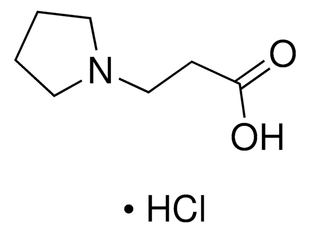 3-(1-Pyrrolidinyl)propanoic acid hydrochloride AldrichCPR