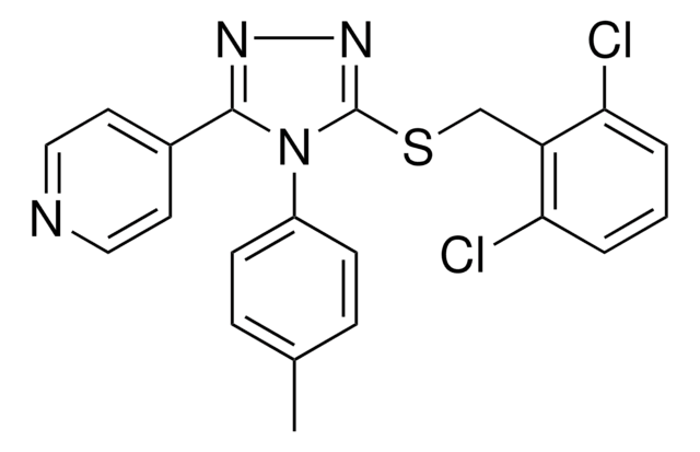 4-(5-((2,6-DICHLOROBENZYL)SULFANYL)-4-(4-ME-PH)-4H-1,2,4-TRIAZOL-3-YL)PYRIDINE AldrichCPR