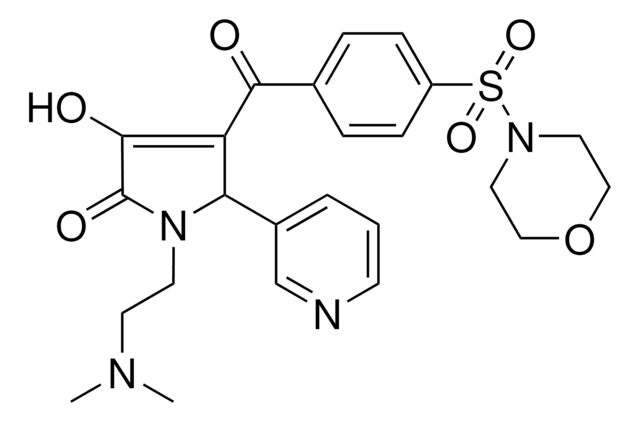 1-[2-(DIMETHYLAMINO)ETHYL]-3-HYDROXY-4-[4-(4-MORPHOLINYLSULFONYL)BENZOYL]-5-(3-PYRIDINYL)-1,5-DIHYDRO-2H-PYRROL-2-ONE AldrichCPR