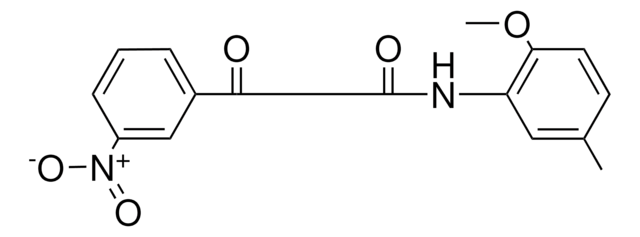 N-(2-METHOXY-5-METHYLPHENYL)-3-NITRO-BETA-OXOBENZENEPROPIONAMIDE AldrichCPR