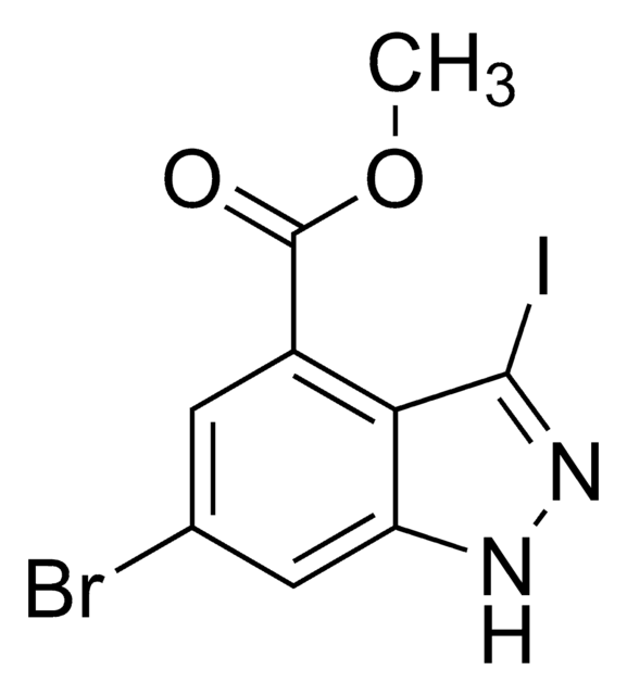 Methyl 6-bromo-3-iodo-1H-indazole-4-carboxylate AldrichCPR