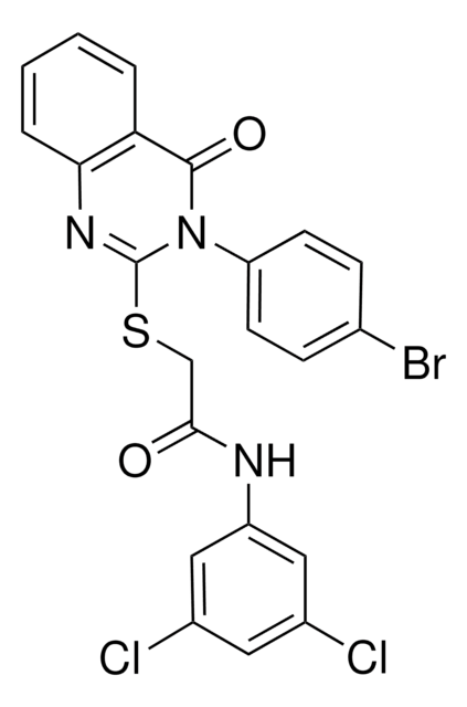 2-{[3-(4-BROMOPHENYL)-4-OXO-3,4-DIHYDRO-2-QUINAZOLINYL]SULFANYL}-N-(3,5-DICHLOROPHENYL)ACETAMIDE AldrichCPR