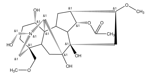 14-Acetylvirescenine from Delphinium sp. &#8805;99% (TLC), white, powder