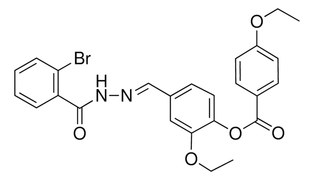 4-(2-(2-BROMOBENZOYL)CARBOHYDRAZONOYL)-2-ETHOXYPHENYL 4-ETHOXYBENZOATE AldrichCPR