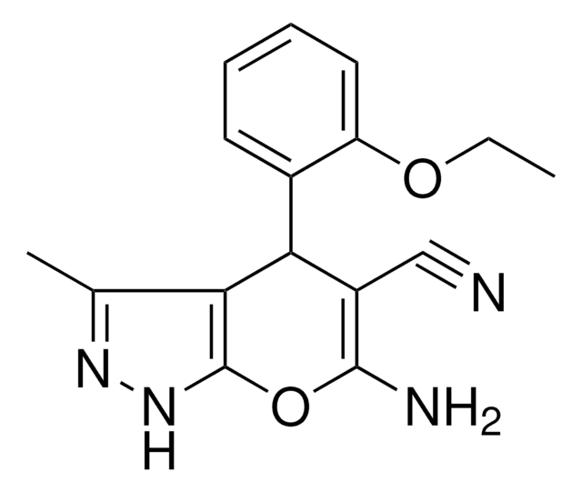 6-AMINO-4-(2-ETHOXYPHENYL)-3-ME-1,4-DIHYDROPYRANO(2,3-C)PYRAZOLE-5-CARBONITRILE AldrichCPR