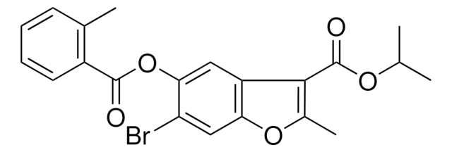 ISOPROPYL 6-BROMO-2-METHYL-5-((2-METHYLBENZOYL)OXY)-1-BENZOFURAN-3-CARBOXYLATE AldrichCPR