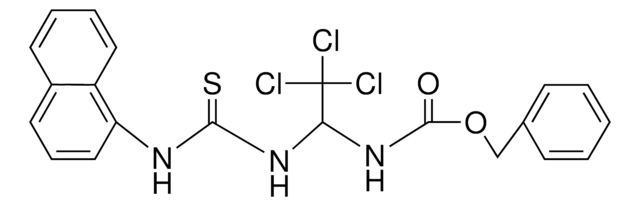 (2,2,2-TRICHLORO-1-(3-NAPHTHALEN-1-YL-THIOUREIDO)-ET)-CARBAMIC ACID BENZYL ESTER AldrichCPR