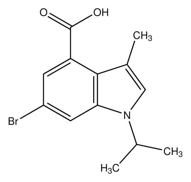 6-bromo-1-isopropyl-3-methyl-1H-indole-4-carboxylic acid AldrichCPR