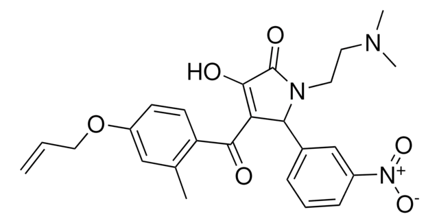 4-[4-(ALLYLOXY)-2-METHYLBENZOYL]-1-[2-(DIMETHYLAMINO)ETHYL]-3-HYDROXY-5-(3-NITROPHENYL)-1,5-DIHYDRO-2H-PYRROL-2-ONE AldrichCPR