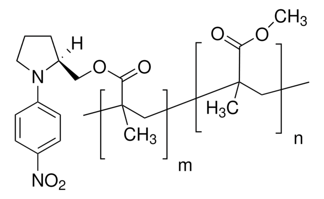 Poly[((S)-(&#8722;)-1-(4-nitrophenyl)-2-pyrrolidinemethyl)methacrylate-co-methyl methacrylate] chromophore monomer 20-25&#160;mol %