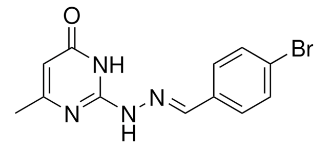 4-BROMOBENZALDEHYDE (4-METHYL-6-OXO-1,6-DIHYDRO-2-PYRIMIDINYL)HYDRAZONE AldrichCPR