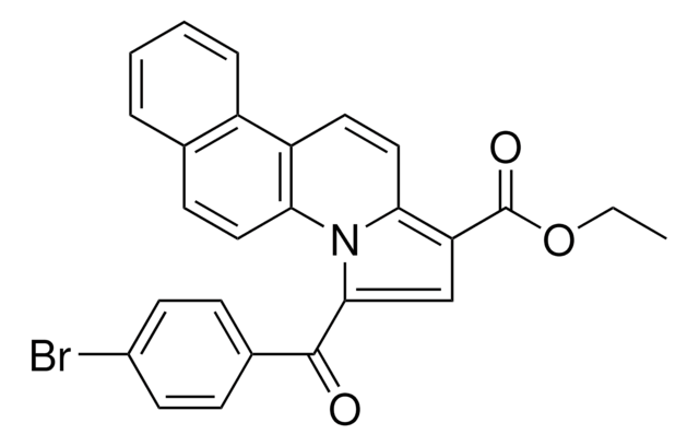 ETHYL 3-(4-BROMOBENZOYL)BENZO(F)PYRROLO(1,2-A)QUINOLINE-1-CARBOXYLATE AldrichCPR