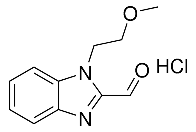 1-(2-Methoxyethyl)-1H-benzo[d]imidazole-2-carbaldehyde hydrochloride AldrichCPR