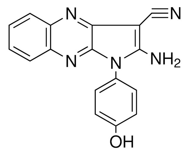 2-AMINO-1-(4-HYDROXY-PHENYL)-1H-PYRROLO(2,3-B)QUINOXALINE-3-CARBONITRILE AldrichCPR