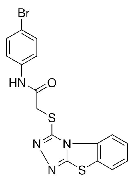 N-(4-BROMOPHENYL)-2-((1,2,4)TRIAZOLO(3,4-B)(1,3)BENZOTHIAZOL-3-YLTHIO)ACETAMIDE AldrichCPR